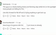 Others think he's just trying to farm drama, and that it's working (Image via Reddit)
